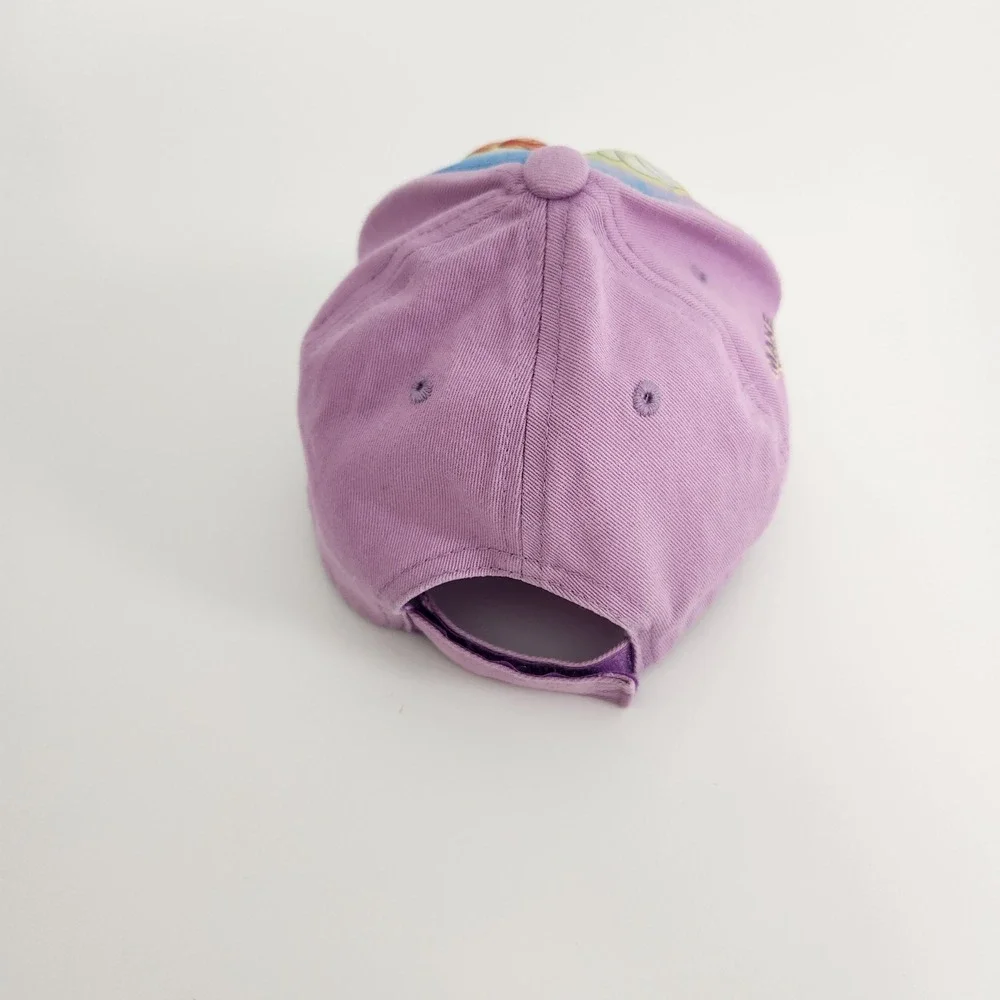 Disney Frozen Elsa Anna‎ little Girls Baseball Cap Purple Glitter Brim Magic Hat